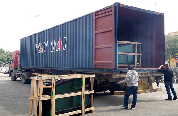 40HQ Container of bus spare parts to the Philippines